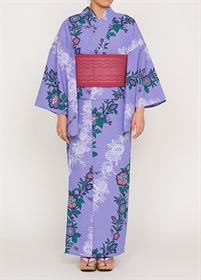 WEB限定】プレタ涼感ゆかた 更紗 パープル | 浴衣 | やまとオンライン