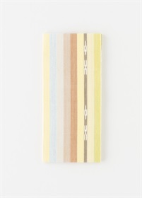 半幅帯　カフェ・オ・レ色　織り出し縞模様　No.00 竹富ミンサー織 四寸帯（半幅帯） | アイテムから探す（女性