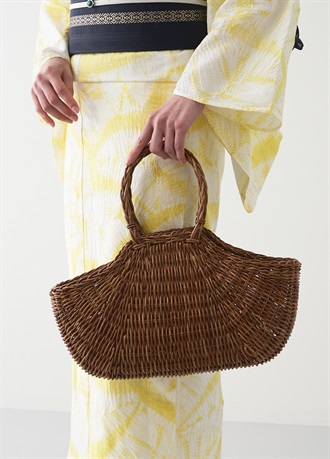 松野屋かごバッグ　あけび　織編み