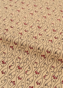 東京染小紋　立涌　ベージュ