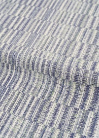 東京染小紋　よろけ縞　紺白緑