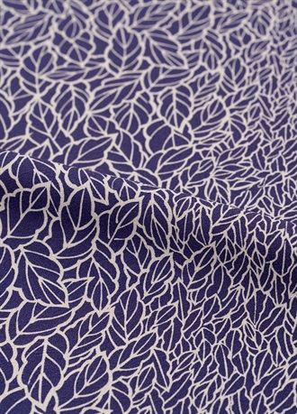 東京染小紋　葉　紫