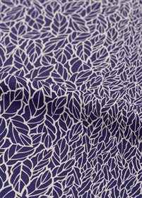 東京染小紋　葉　紫