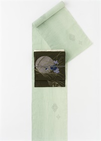 夏結城　 亀甲絣　きらり水鏡（ご予約受注品）