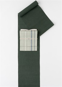 近江縮 無地 濃紺 | 夏着物 | やまとオンラインストア