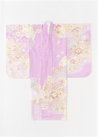 七五三　七歳のきもの　ピンク（お取り寄せ品）