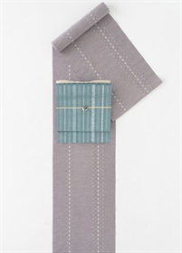 久留米絣・夏　浜風　灰（ご予約受注品）