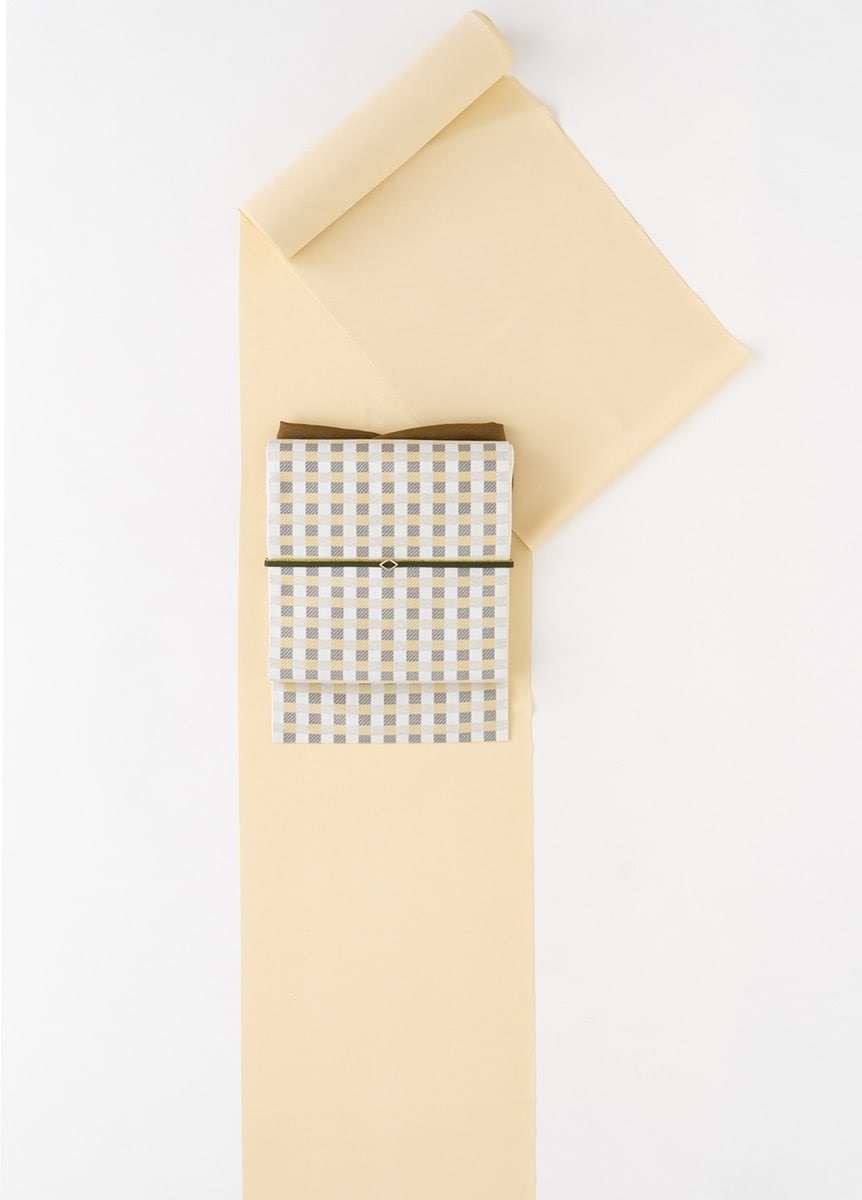 やまと可憐　色無地　鳥の子色（ご予約受注品）