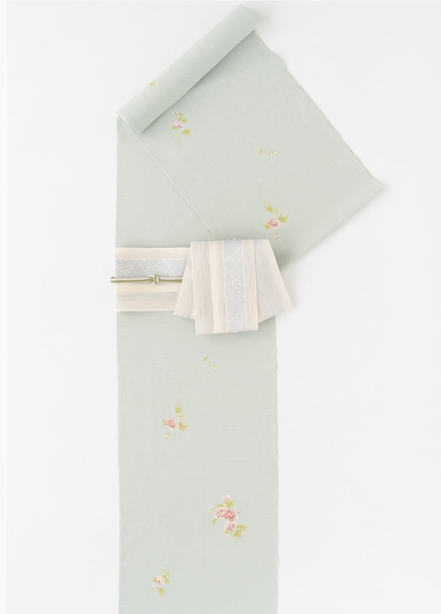 夏・やまと可憐　芙蓉　薄雲鼠色（ご予約受注品）