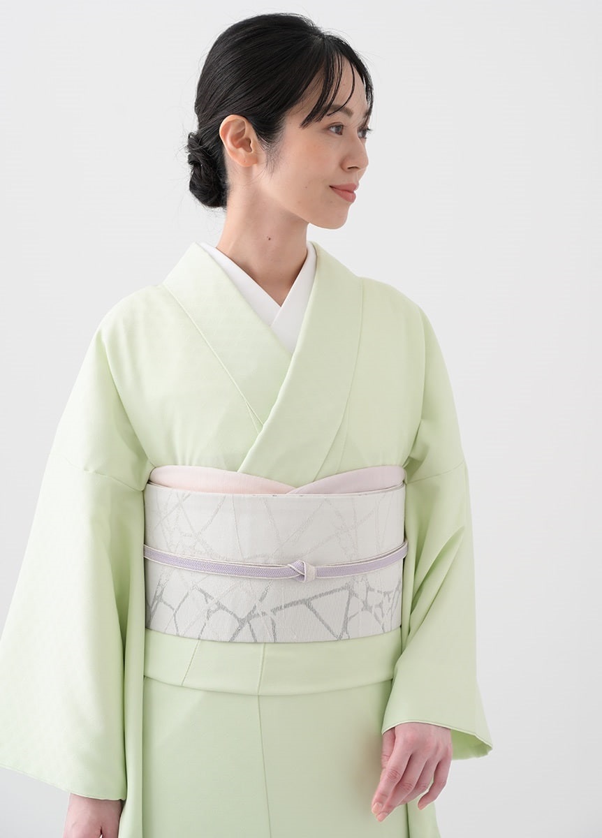 やまと可憐　色無地　若葉（お取り寄せ品）