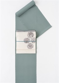 やまと可憐　色無地　御召茶（ご予約受注品）