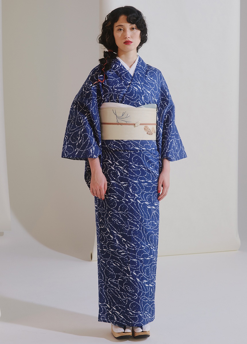 【極美品】浴衣(女性) きものやまと フリーサイズ やまとの浴衣特集2025