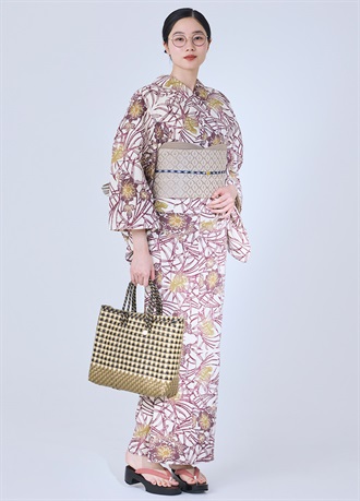 注染ゆかた　金糸雀（ご予約受注品）