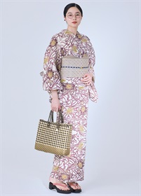 注染ゆかた　金糸雀（ご予約受注品）