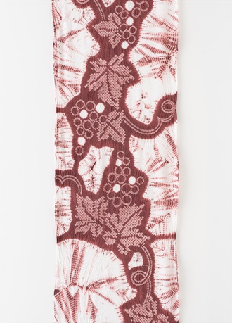 春夏先取り福袋　絞りゆかた　赤葡萄　真紅