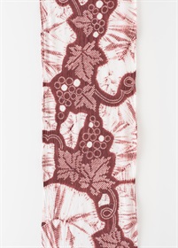 絞りゆかた　赤葡萄　真紅