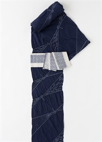 【江戸日和】絞りゆかた　江戸紺とんぼ