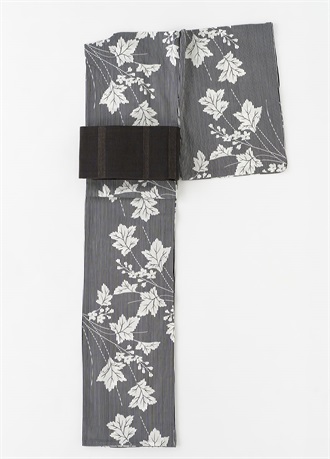 プレタ爽々ゆかた　霧雨　黒