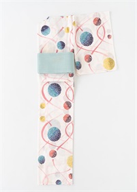 【WEB限定】プレタゆかた　注染　海のあわ　紫