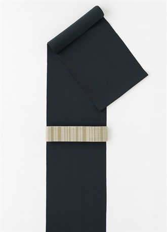 機能性　無地ゆかた　墨黒（ご予約受注品）