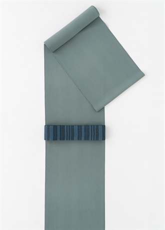 機能性　無地ゆかた　湊鼠（ご予約受注品）