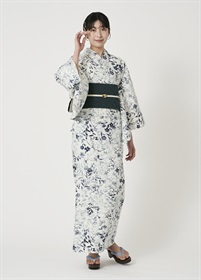 浴衣　風花　秋草のささやき　生成り（ご予約受注品）