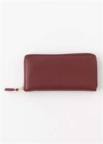COMME des GARCONS　エンボス長財布　Burgundy