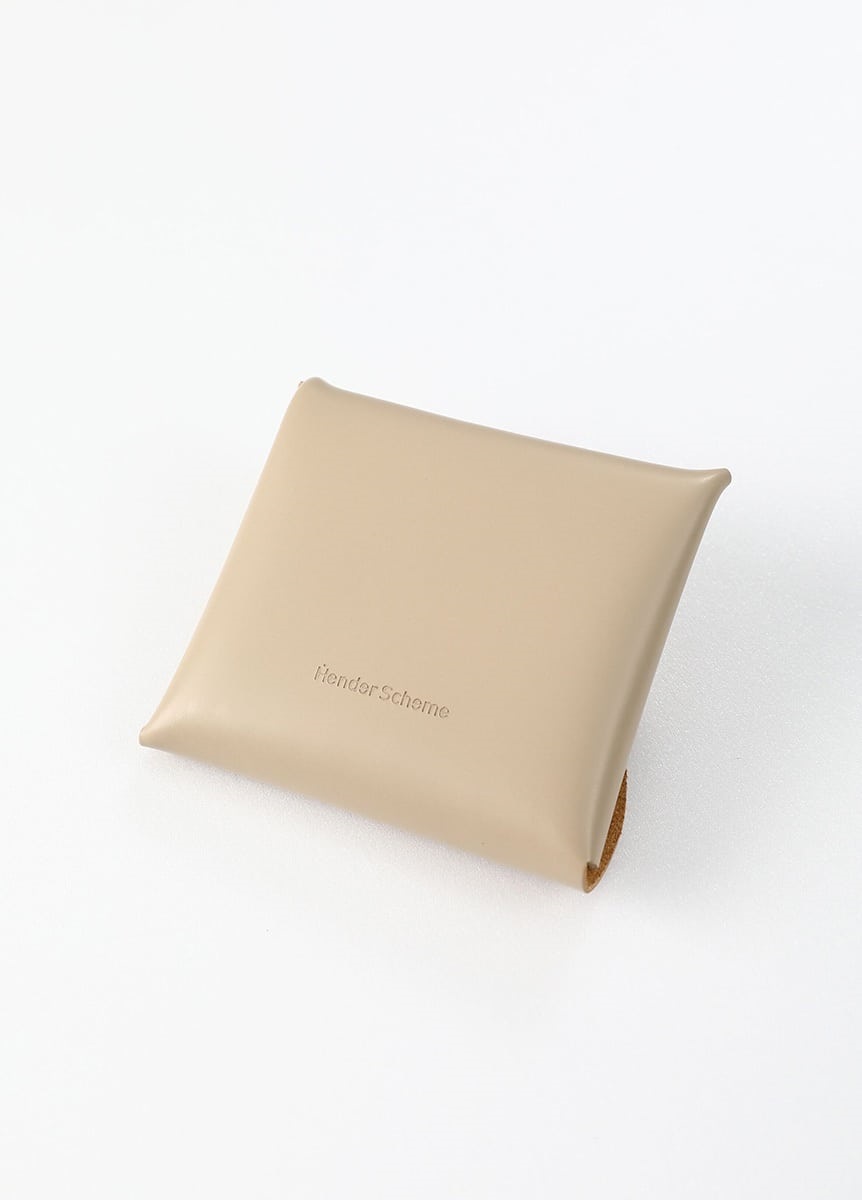 Hender Scheme assemble coin case　ベージュ