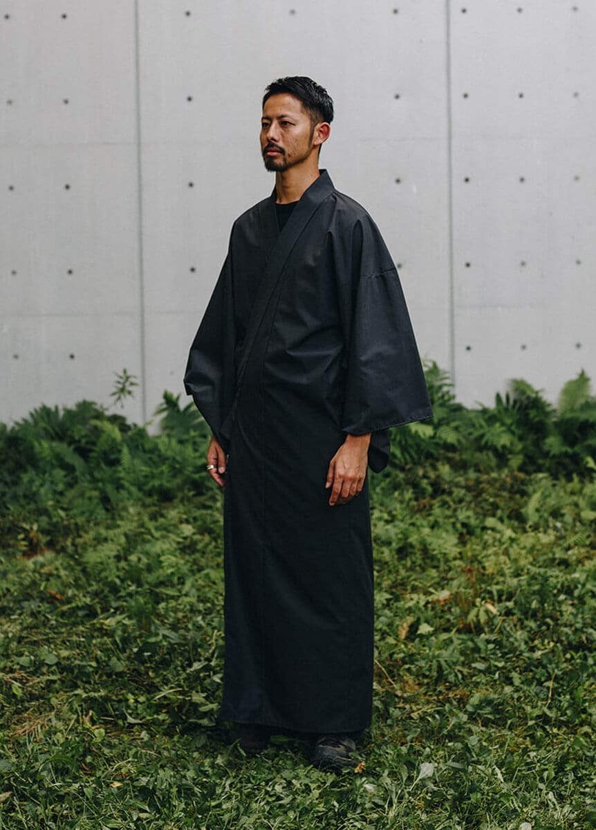 OUTDOOR KIMONO 【秋冬】FR / Black