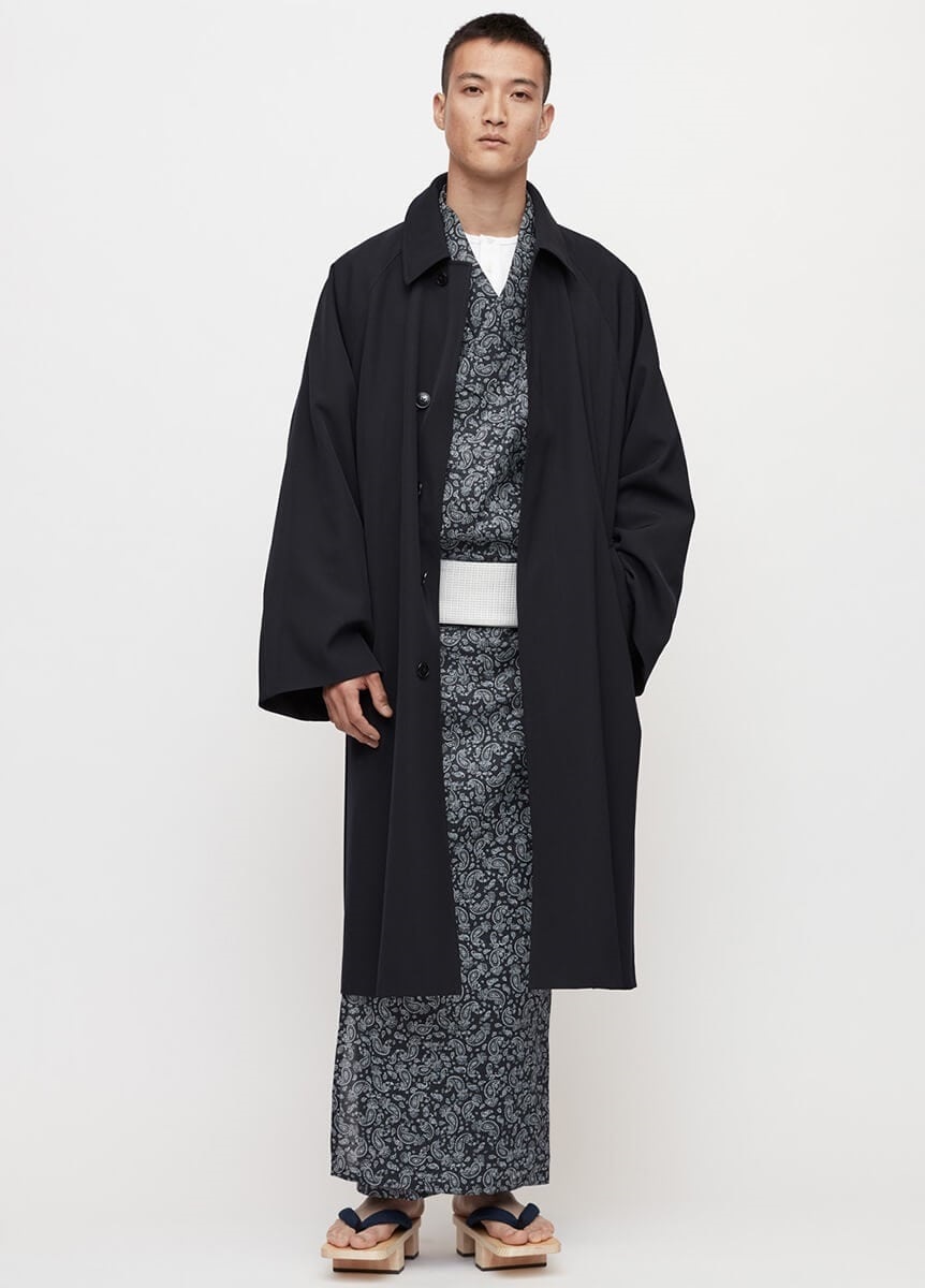ゆかた　Paisley / Black