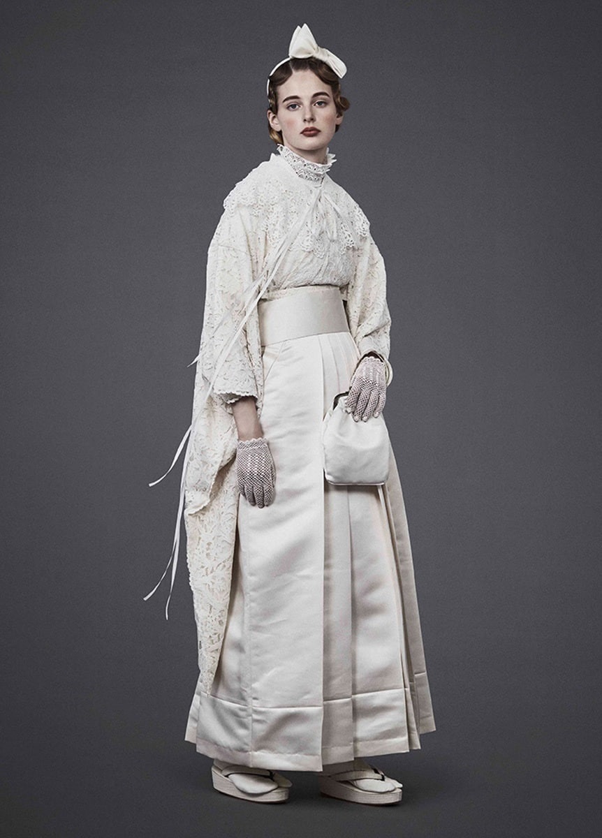 セレモニースカート　basic　乳白