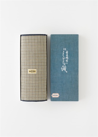 【WEB限定】夏きもの　阿波しじら　生成り紺チェック