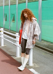 【SOLD  OUT】羽織　quilting　silkwool