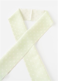 【WEB限定】半衿　ドット　グリーン