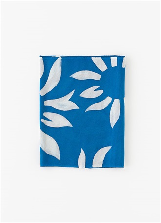 【WEB限定】帯揚　夏　ひまわり　青