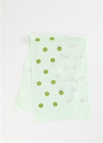 【残りわずか】夏のドット帯揚　ヒワ