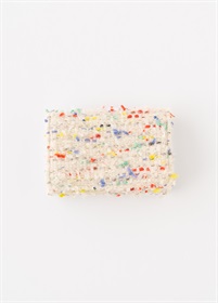 KNIT TWEED CARD CASE / multi