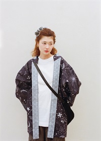 ゆかた　両面染め　cosmo