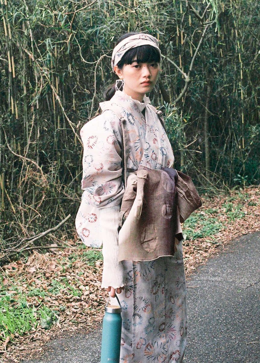 プレタゆかた　注染　はなび