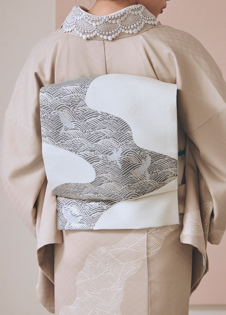 【ハレノヒ小袖】袋帯　天の羽（お取り寄せ品）