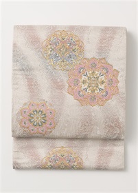 西陣織袋帯　流線華紋