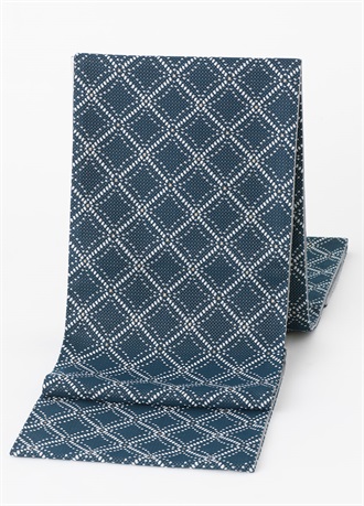 袋帯　フランス七宝　ネイビー（ご予約受注品）