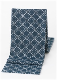 袋帯　フランス七宝　ネイビー（ご予約受注品）