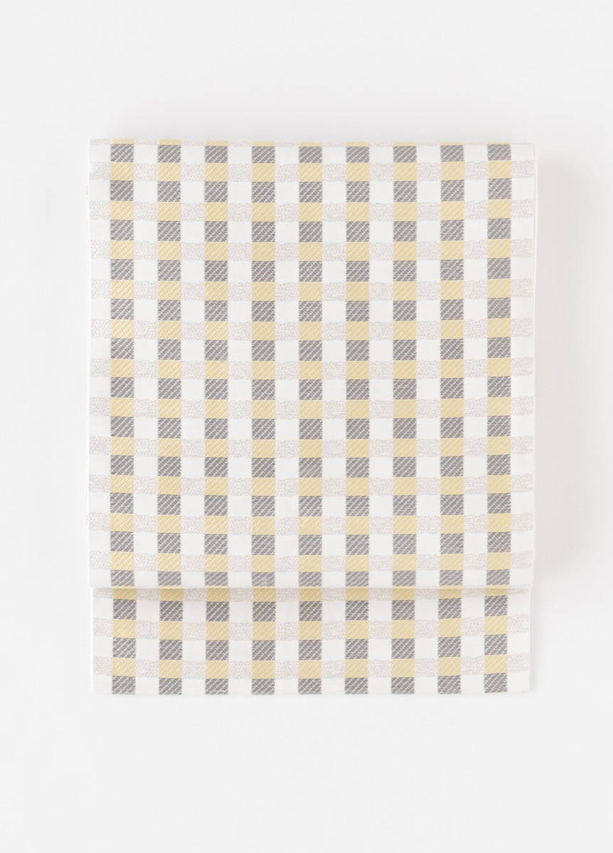 西陣九寸名古屋帯　たんぽぽの道（ご予約受注品）