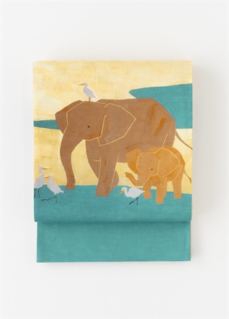 きものやまと×中條亜耶　夏京袋帯　Danger zone（ご予約受注品）