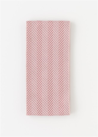 麻絹四寸単衣帯　キャンディへリンボン　ローズ（ご予約受注品）