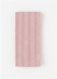 麻絹四寸単衣帯　キャンディへリンボン　ローズ（ご予約受注品）