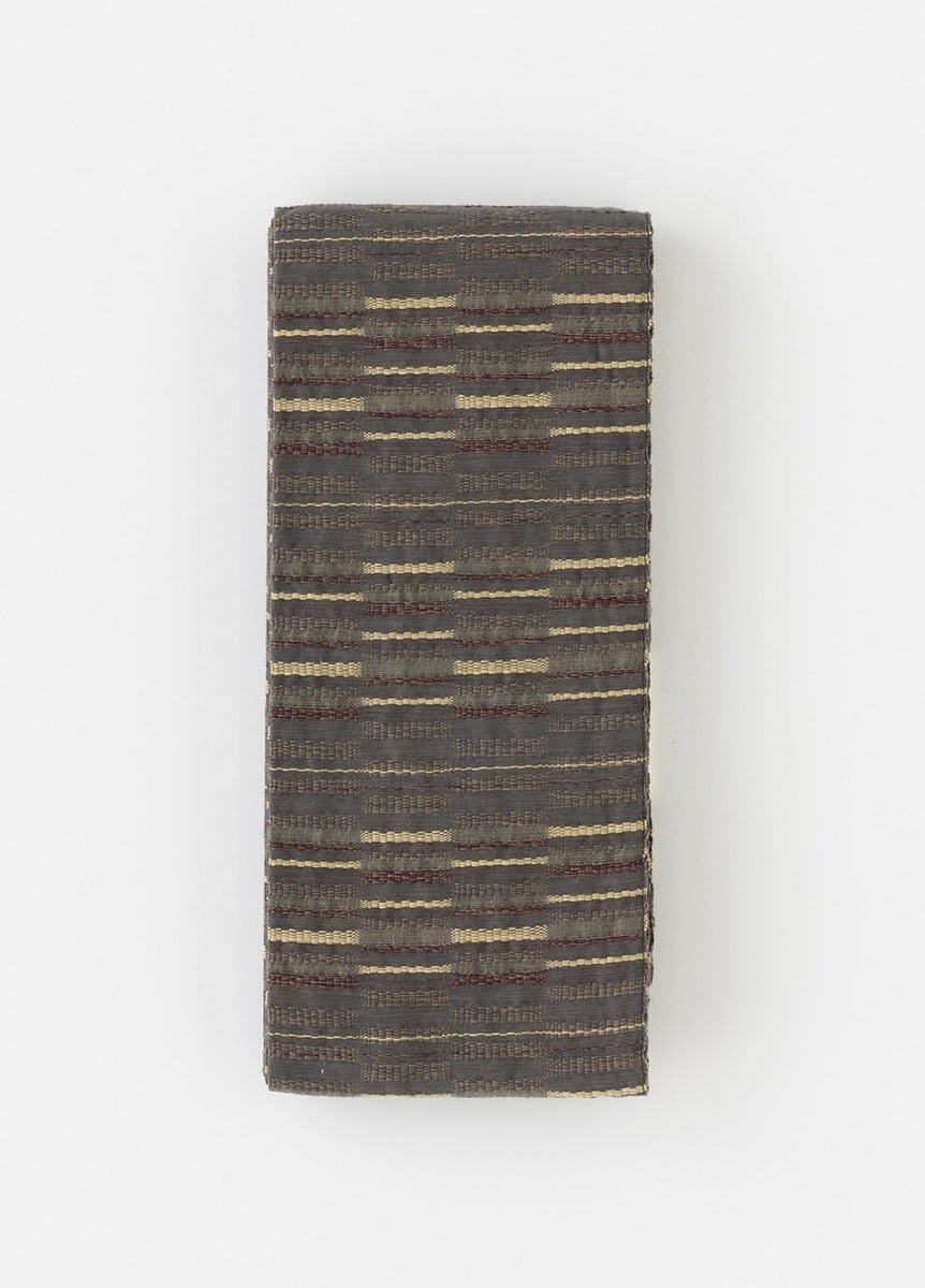 半幅帯　米沢織　なぎさ・月影（ご予約受注品）