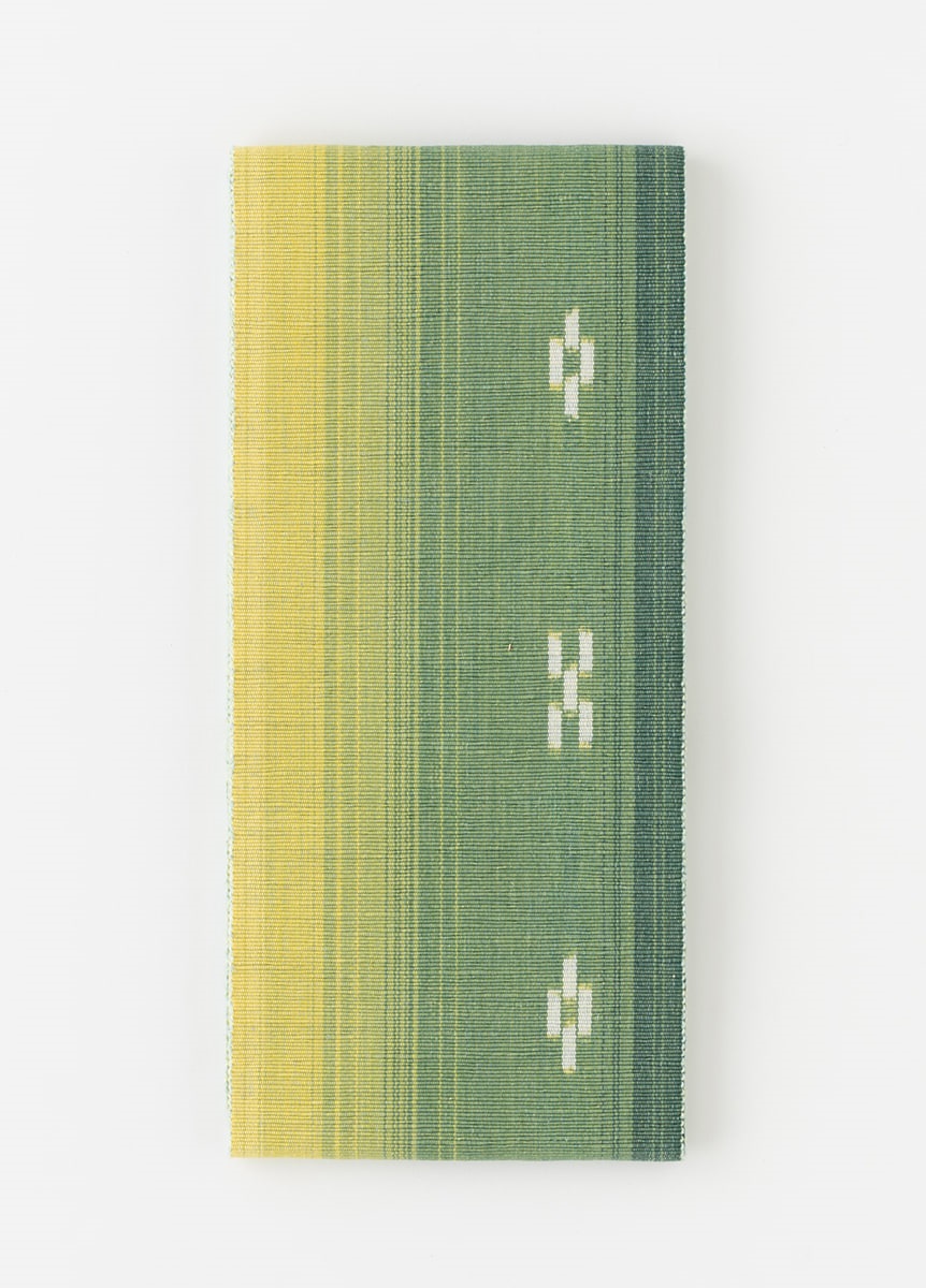 *竹富ミンサー織　四寸帯（半幅帯）　35