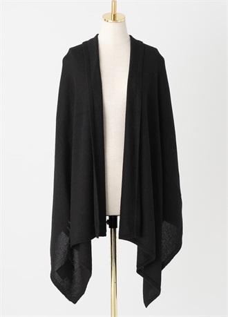 五泉ニット　グレーブラック